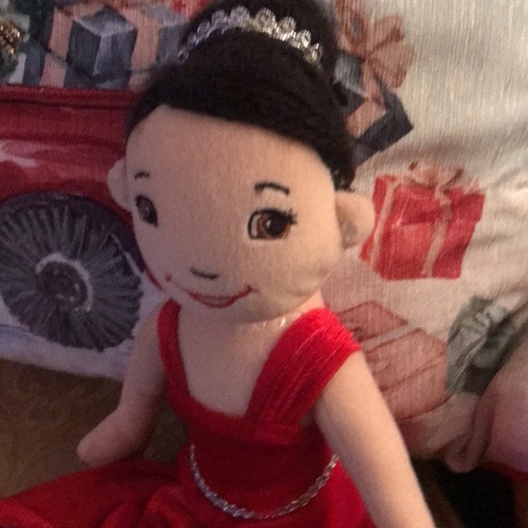 Doll- Cloth with Velvet/Satin gown - Picture 7 of 12